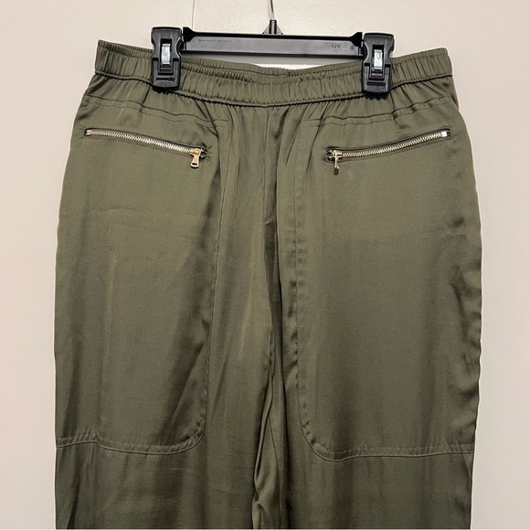 Chico’s Black Label Hunter Green Jogger Pants - Picture 3 of 7